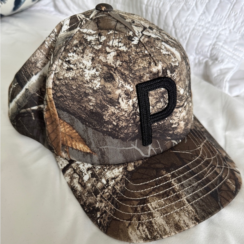 Mens Puma Realtree Camo Hat Adjustable
